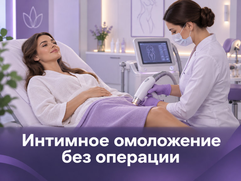 Интимное омоложение без операции — лазер, RF-лифтинг и INDIBA в медицинском центре