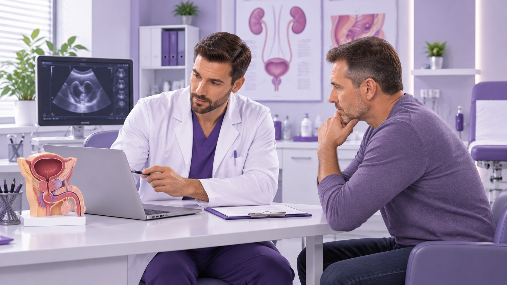 Консультация уролога при хроническом простатите в клинике DR PROF
